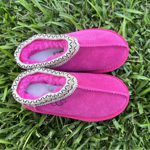 Girls UGG Tasman 2 Slipper Toddler/Little Kid in Rock Rose Size 8 READ - Picture 2 of 5